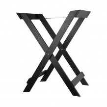 Ξύλινο Σταντ Δίσκων σερβιρίσματος πολυτελείας 57 3x36 6x71cm Black Lacquer SELECT CONCEPT c460103