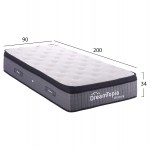ΣΤΡΩΜΑ DREAMTOPIA σειρά ULTIMATE HM661 90-200 POCKET SPRING ΜΕ ΑΝΩΣΤΡΩΜΑ 90X200εκ c460284
