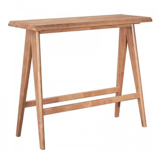 Τραπέζι Bar Winslow pakoworld ξύλο rubberwood ανοικτό καρυδί 120x45x100εκ c460629