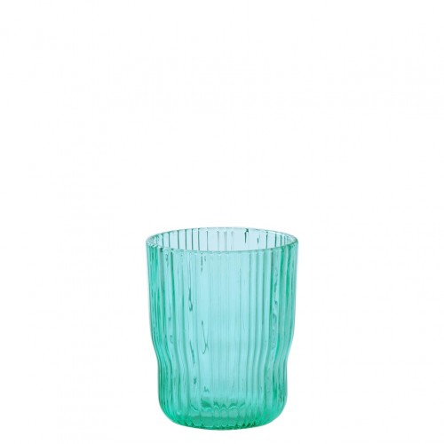 Γυάλινο ποτήρι νερού 25cl EVENT φ8xΥ9 7cm γαλαζοπράσινο - Σετ 12 c460690
