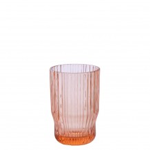 Γυάλινο ποτήρι σωλήνας 35cl EVENT φ8xΥ12cm κοραλί - Σετ 12 c460697