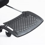 Καρέκλα γραφείου διευθυντή με υποπόδιο Titan pakoworld Premium Quality ύφασμα-mesh χρώμα μαύρο c461086