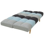 Καναπές - κρεβάτι 3θέσιος Freddo pakoworld με ύφασμα πολύχρωμο 182x81x84εκ c461134