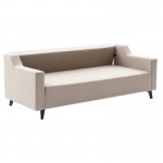 Καναπές-κρεβάτι PWF-0592 pakoworld 3θέσιος ύφασμα κρεμ 230x90x74εκ c461289