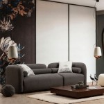 Καναπές 3θέσιος Tranquil pakoworld ύφασμα μπυκλέ γκρι 228x90x74εκ c461383
