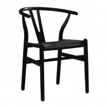 BONE ΚΑΡΕΚΛΑ ΜΑΥΡΟ 57x53xH76cm SET 2τμχ c462333