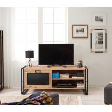 Έπιπλο τηλεόρασης COSMO Atlantic Pine μαύρο μελαμίνη 130x45x50cm c462475 Έπιπλο τηλεόρασης COSMO Atlantic Pine μαύρο μελαμίνη 130x45x50cm c462475