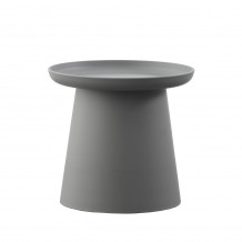 TECH COFFEE TABLE ΓΚΡΙ D50xH46 5cm c462575