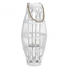 INART ΦΑΝΑΡΙ ΞΥΛΙΝΟ ΛΕΥΚΟ Φ26X62 26x26x62 c462801