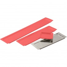 Δίσκος παρουσίασης INOX υψηλής ποιότητας mirror γυάλισμα 34x11cm Buffet Choice c462807