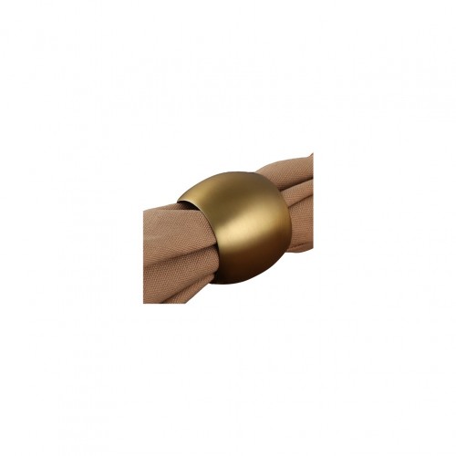 Δαχτυλίδι INOX υψηλής ποιότητας mirror γυάλισμα χρυσό Buffet Choice - Σετ 12 c462817