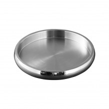 Δίσκος Bar INOX Διπλών τοιχωμάτων υψηλής ποιότητας mirror γυάλισμα φ32cm Buffet Choice c462824