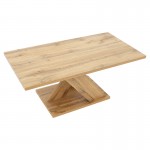 Τραπέζι σαλονιού Solange pakoworld χρώμα sonoma 110x55x47 5εκ c463089