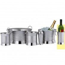 Θήκη μπουκαλιών wine cooler INOX Διπλών τοιχωμάτων υψηλής ποιότητας mirror γυάλισμα φ13xΥ21cm Buffet Choice c463157 Θήκη μπουκαλιών wine cooler INOX Διπλών τοιχωμάτων υψηλής ποιότητας mirror γυάλισμα φ13xΥ21cm Buffet Choice c463157