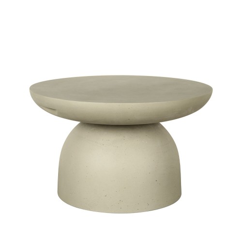 PEBBLE COFFEE TABLE LIMESTONE 70x70xH42cm c463260