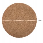 ΧΑΛΙ ΣΤΡΟΓΓΥΛΟ CRATER HM7849 MENDONG GRASS ΣΕ ΦΥΣΙΚΟ ΧΡΩΜΑ Φ150εκ c463441