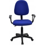 Καρέκλα Γραφείου ΔΑΦΝΗ Μπλε Ύφασμα 55x48x82-94cm c463453