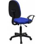 Καρέκλα Γραφείου ΔΑΦΝΗ Μπλε Ύφασμα 55x48x82-94cm c463453