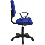 Καρέκλα Γραφείου ΔΑΦΝΗ Μπλε Ύφασμα 55x48x82-94cm c463453