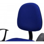 Καρέκλα Γραφείου ΔΑΦΝΗ Μπλε Ύφασμα 55x48x82-94cm c463453