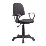 Καρέκλα Γραφείου ΔAΦNH Μαύρο Ύφασμα 55x48x82-94cm c463454