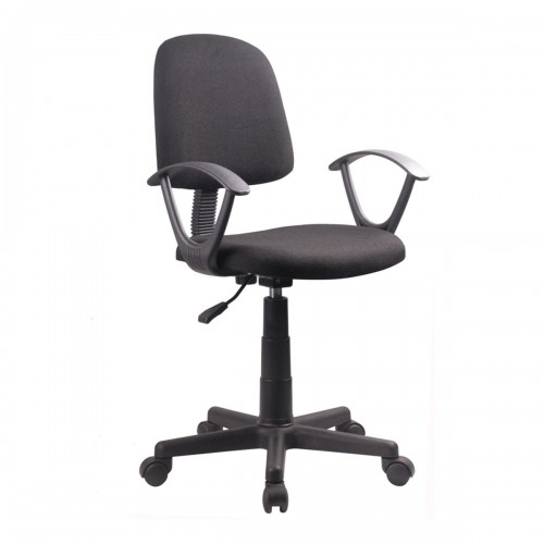 Καρέκλα Γραφείου ΔAΦNH Μαύρο Ύφασμα 55x48x82-94cm c463454