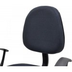 Καρέκλα Γραφείου ΔAΦNH Μαύρο Ύφασμα 55x48x82-94cm c463454