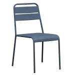 BRIO Καρέκλα Στοιβαζόμενη Μέταλλο Βαφή Sandy Blue 5415C c463571