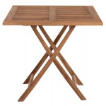 ΤΡΑΠΕΖΙ ΤΕΤΡΑΓΩΝΟ KENDALL ΠΤΥΣΣΟΜΕΝΟ HM9544 TEAK ΣΕ ΦΥΣΙΚΟ ΧΡΩΜΑ 80x80x75Yεκ c463861