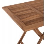 ΤΡΑΠΕΖΙ ΤΕΤΡΑΓΩΝΟ KENDALL ΠΤΥΣΣΟΜΕΝΟ HM9544 TEAK ΣΕ ΦΥΣΙΚΟ ΧΡΩΜΑ 80x80x75Yεκ c463861