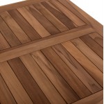 ΤΡΑΠΕΖΙ ΤΕΤΡΑΓΩΝΟ KENDALL ΠΤΥΣΣΟΜΕΝΟ HM9544 TEAK ΣΕ ΦΥΣΙΚΟ ΧΡΩΜΑ 80x80x75Yεκ c463861