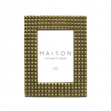 CUBIQUE ΚΟΡΝΙΖΑ POLYRESIN ΓΥΑΛΙ ΧΡΥΣΟ ΑΝΤΙΚΕ 21x2xH25cm c463916