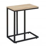 SUPPORT SIDE TABLE SONOMA ΜΑΥΡΟ 50x30xH61cm c464176