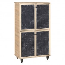 Παπουτσοθήκη-ντουλάπι Ronan pakoworld χρώμα φυσικό aso 70 5x35x122εκ c464222