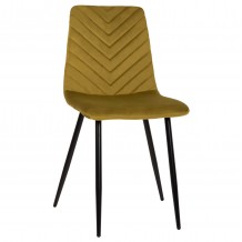 ΚΑΡΕΚΛΑ LATRELL HM8587 07 ΒΕΛΟΥΔΟ ΛΑΔΙ ΜΕ ΜΑΥΡΑ ΜΕΤΑΛΛΙΚΑ ΠΟΔΙΑ 43x54x88Υεκ SET 4τμχ c464255