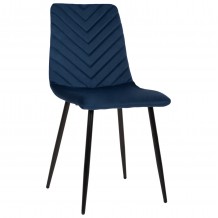 ΚΑΡΕΚΛΑ LATRELL HM8587 08 ΒΕΛΟΥΔΟ ΜΠΛΕ ΜΕ ΜΑΥΡΑ ΜΕΤΑΛΛΙΚΑ ΠΟΔΙΑ 43x54x88Υεκ SET 4τμχ c464256