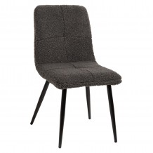 ΚΑΡΕΚΛΑ SHELLY HM8590 01 ΓΚΡΙ TEDDY ΥΦΑΣΜΑ ME ΜΕΤΑΛΛΙΚΑ ΜΑΥΡΑ ΠΟΔΙΑ 48x64x87Yεκ c464332