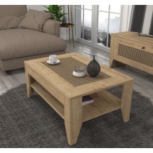 Τραπεζάκι σαλονιού Procida μελαμίνη oak 90x60x40cm c464873 Τραπεζάκι σαλονιού Procida μελαμίνη oak 90x60x40cm c464873