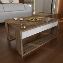 Τραπεζάκι σαλονιού Salva 80x60x35cm μελαμίνη c464876 Τραπεζάκι σαλονιού Salva 80x60x35cm μελαμίνη c464876