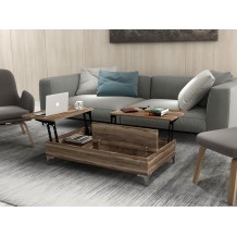 Τραπεζάκι σαλονιού Brezza 121x69 2x28cm μελαμίνη c464877 Τραπεζάκι σαλονιού Brezza 121x69 2x28cm μελαμίνη c464877