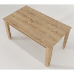 Τραπέζι Procida oak χρώμα μελαμίνη 150x85x73 8cm c464884