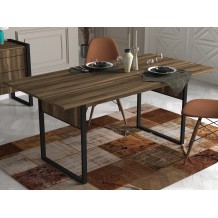 Τραπέζι Firma 180x91x77 6cm μελαμίνη μέταλλο c465428 Τραπέζι Firma 180x91x77 6cm μελαμίνη μέταλλο c465428