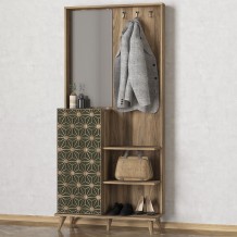 Έπιπλο εισόδου Trieste 89x35x192cm μελαμίνη μέταλλο c465430 Έπιπλο εισόδου Trieste 89x35x192cm μελαμίνη μέταλλο c465430