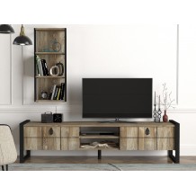 Έπιπλο tv Firma 184 5x34x45cm μελαμίνη μέταλλο c465609 Έπιπλο tv Firma 184 5x34x45cm μελαμίνη μέταλλο c465609
