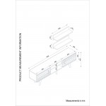 Έπιπλο tv Legate 150x29 5x45 5cm μελαμίνη c465611