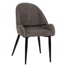 ΚΑΡΕΚΛΑ SARKY HM8585 01 ΥΦΑΣΜΑ ΜΠΟΥΚΛΕ ΓΚΡΙ ΜΕ ΜΕΤΑΛΛΙΚΑ ΠΟΔΙΑ ΣΕΤ 2 ΤΜΧ 55x62x89Yεκ c465621