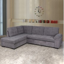 ΚΑΝΑΠΕΣ ΚΡΕΒΑΤΙ JADE ΑΡΙΣΤΕΡΗ ΓΩΝΙΑ ΣΕ ΣΚΟΥΡΟ ΓΚΡΙ ΧΡΩΜΑ HM3144 02L 252x159x84Υ εκ c465703