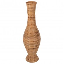 ΔΙΑΚΟΣΜΗΤΙΚΟ ΒΑΖΟ ΔΑΠΕΔΟΥ HM7852 RATTAN ΣΕ ΦΥΣΙΚΟ Φ30x100Yεκ c466100