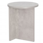 Βοηθητικό τραπέζι Camila pakoworld cement Φ40x48εκ c466579