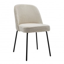 VOTSALO ΚΑΡΕΚΛΑ CREAM 50x60xH82cm SET 4τμχ c466610